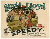1x919 SPEEDY LC '28 Harold Lloyd & Ann Christy laughing on amusement ride at Coney Island!
