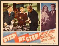 1x927 STEP BY STEP LC #6 '46 Anne Jeffreys & two men find something interesting inside a shoe!