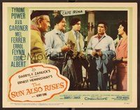 1x936 SUN ALSO RISES LC #4 '57 sexy Ava Gardner, Eddie Albert, Errol Flynn!