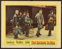 1x946 TEN SECONDS TO HELL LC #3 '59 Jeff Chandler, Jack Palance & soldiers!