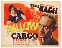 1x324 YELLOW CARGO TC '36 Conrad Nagel tries to stop illegal Asian immigration!