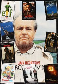 1y042 LOT OF 26 UNFOLDED DOUBLE-SIDED ONE-SHEETS '82 - '06 About Schmidt, Matchstick Men & more!
