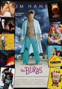 1y043 LOT OF 25 UNFOLDED ONE-SHEETS '89 - '06 Burbs, War of the Worlds, Anger Management & more!