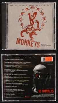 1y277 12 MONKEYS soundtrack CD '95 original motion picture score by Paul Buckmaster!