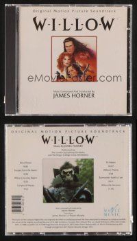 1y325 WILLOW soundtrack CD '90 original motion picture score composed & conducted by James Horner!