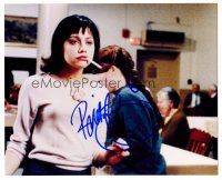 1y231 BRITTANY MURPHY signed color 8x10 REPRO still '03 wacky portrait with cigarette in her mouth!