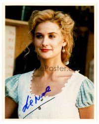 1y241 DEMI MOORE signed color 8x10 REPRO still '00s c/u with blonde hair from The Butcher's Wife!