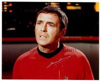 1y249 JAMES DOOHAN signed color 8x10 REPRO still '90s young portrait as Scotty from Star Trek!
