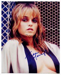 1y272 TARYN MANNING signed color 8x10 REPRO still '03 the actress/fashion designer barely dressed!