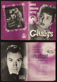 1y334 GASLIGHT Danish program '48 Ingrid Bergman, Joseph Cotten, Charles Boyer, different images!
