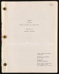 1y189 ELVIS TV revised final shooting script October 16, 1978, screenplay by Anthony Lawrence!