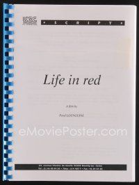 1y207 LINE OF LIFE script '96 screenplay by Pavel Lungin, working title Life in Red!