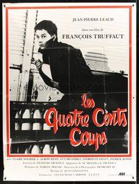 1z080 400 BLOWS French 1p R80s close up of Jean-Pierre Leaud as young Francois Truffaut!
