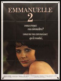 1z154 EMMANUELLE 2 THE JOYS OF A WOMAN French 1p '75 close up of sexy naked Sylvia Kristel!