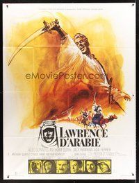 1z235 LAWRENCE OF ARABIA French 1p R71 David Lean classic starring Peter O'Toole, cool art!