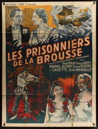 1z225 L'HEUREUSE AVENTURE French 1p R39 Jean Georgescu, Les prisonniers de la brousse!