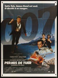 1z246 LICENCE TO KILL French 1p '89 Timothy Dalton as James Bond, he's out for revenge!