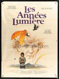 1z248 LIGHT YEARS AWAY French 1p '81 Alain Tanner's Les Annees Lumiere, art by Rene Feracci!