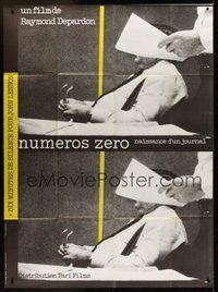 1z288 NUMEROS ZERO French 1p '80 Raymond Depardon documentary about daily newspapers!