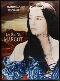 1z303 QUEEN MARGOT French 1p '94 La Reine Margot, super close up of beautiful Isabelle Adjani!