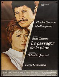 1z311 RIDER ON THE RAIN French 1p '70 Charles Bronson, Marlene Jobert, directed by Rene Clement!