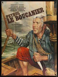 1z316 ROVER French 1p '68 L'Avventuriero, different art of Anthony Quinn by Jean Mascii!