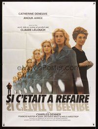 1z319 SECOND CHANCE French 1p '76 Claude Lelouch, many images of sexy Catherine Deneuve!