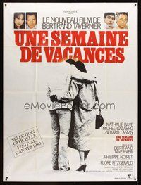1z370 WEEK'S VACATION French 1p '80 Bertrand Tavernier's Une Semaine De Vacances, Ferracci art!