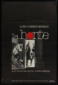 1z072 SHAME French 31x47 '68 Ingmar Bergman's Skammen, Liv Ullmann, Max Von Sydow!