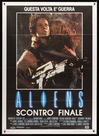 1z428 ALIENS Italian 1p '86 James Cameron, there are some places in the universe you don't go alone!