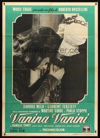 1z433 BETRAYER Italian 1p '61 Roberto Rossellini's Vanina Vanini, a story of doomed lovers!