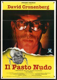 1z477 NAKED LUNCH Italian 1p '92 David Cronenberg, Peter Weller, different image!