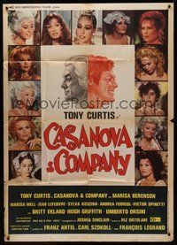 1z767 SOME LIKE IT COOL Italian 1p '77 Tony Curtis and his many lovers, Casanova & Company!
