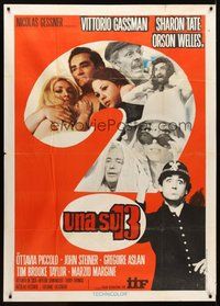 1z788 TWELVE CHAIRS Italian 1p '69 Sharon Tate, Orson Welles, the original version!
