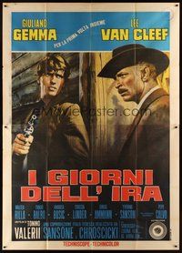 1z527 DAY OF ANGER Italian 2p '67 I giorni dell'ira, Lee Van Cleef, spaghetti western!
