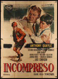 1z552 INCOMPRESO Italian 2p '66 directed by Luigi Comencini, artwork by Angelo Cesselon!