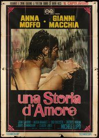 1z564 LOVE ME, BABY, LOVE ME Italian 2p '69 Michele Lupo's Una Storia D'Amore, sexy image!