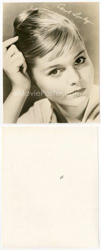2a091 CAROL LYNLEY deluxe 8x10.25 still '64 head & shoulders portrait of the pretty actress!