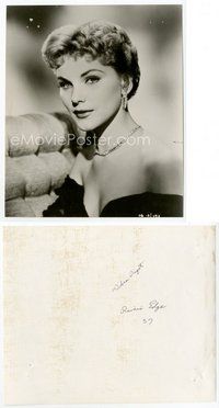 2a154 DEBRA PAGET 7.25x8.75 still '57 sexy head & shoulders portrait from The River's Edge!