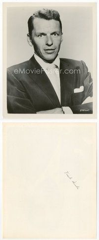 2a212 FRANK SINATRA 8x10 still '50s great close up in suit & tie with his arms crossed!