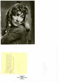 2a240 GOLDEN EARRINGS 7.25x9.25 still '47 sexy gypsy Marlene Dietrich by A.L. Whitey Schafer!