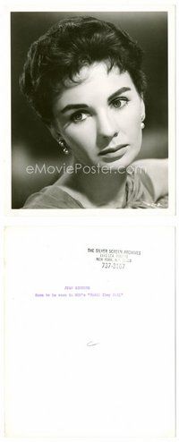 2a303 JEAN SIMMONS deluxe 8x10 still '57 close head & shoulders portrait from Until They Sail!