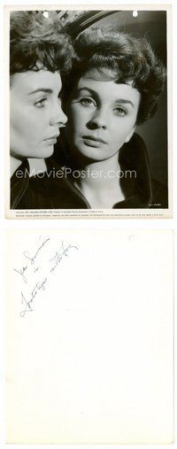 2a301 JEAN SIMMONS 8x10 still '55 close up looking at mirror from Footsteps in the Fog!