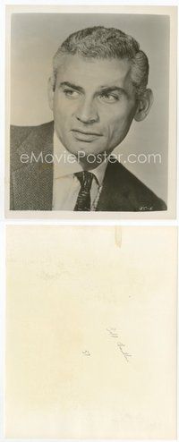 2a306 JEFF CHANDLER 8x10 still '57 head & shoulders portrait of the handsome leading male!