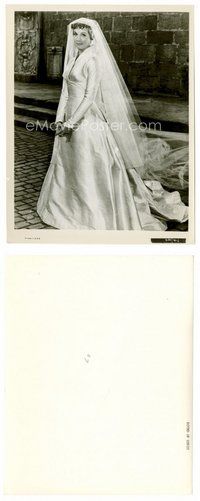 2a335 JULIE ANDREWS 8x10 still '65 full-length in wedding gown from The Sound of Music!