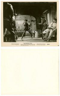 2a391 MAGNIFICENT SEVEN 8x10 still '60 Robert Vaughn in shootout in John Sturges' 7 Samurai western!
