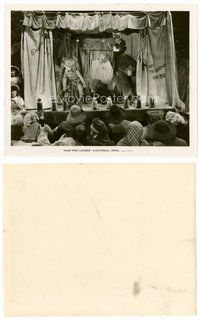 2a399 MAN WHO LAUGHS 8x10 still '28 Conrad Veidt with high collar performing on stage!