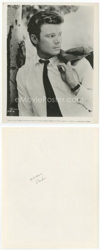 2a447 MICHAEL PARKS 8x10 still '65 great close up of the handsome actor with jacket over shoulder!