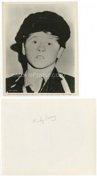 2a451 MICKEY ROONEY 8x10 still '64 head & shoulders portrait when he was a young boy!