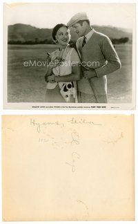 2a509 PART TIME WIFE 8x10 still '30 Edmund Lowe & Leila Hyams are husband and wife golfers!